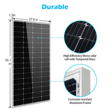 Load image into Gallery viewer, 200 Watt Monocrystalline Solar Panel
