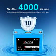 Load image into Gallery viewer, 12V 100AH LiFePO4 Deep Cycle Lithium Battery / Bluetooth /Self-heating / IP65