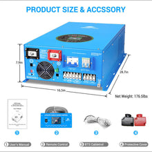 Load image into Gallery viewer, 15000W 48V Split Phase Pure Sine Wave Inverter Charger