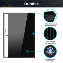 Load image into Gallery viewer, 440 Watt Mono Black PERC Solar Panel UL 61730