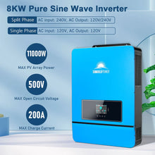 Load image into Gallery viewer, 8KW 48V Split Phase Solar Inverter
