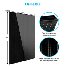 Load image into Gallery viewer, 415 Watt  Mono Black PERC Solar Panel UL 61730
