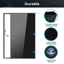 Load image into Gallery viewer, 500 Watt Mono Black PERC Solar Panel UL 61730
