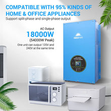 Load image into Gallery viewer, 18000W 48V Split Phase Pure Sine Wave Inverter Charger
