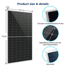 Load image into Gallery viewer, 460 Watt Bifacial PERC Solar Panel
