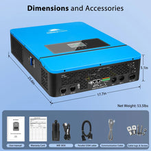 Load image into Gallery viewer, 8KW 48V Split Phase Solar Inverter
