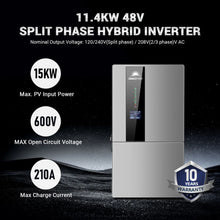 Load image into Gallery viewer, 11.4KW Hybrid Inverter 48V Split Phase SGN11.4KHB-48
