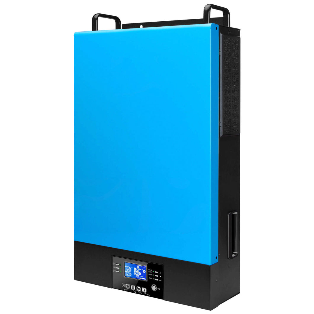 6000W 48V Hybrid Solar Inverter Split Phase 120/240VAC (Grid Feedback & Batteryless)