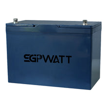 Load image into Gallery viewer, SGPWATT 12V 100Ah LiFePO4 Lithium Battery 1280W Power Output
