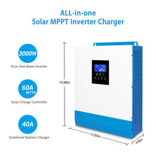 Load image into Gallery viewer, 3000W 24V SOLAR INVERTER CHARGER
