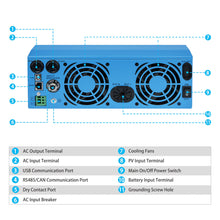 Load image into Gallery viewer, 3000W 24V SOLAR INVERTER CHARGER
